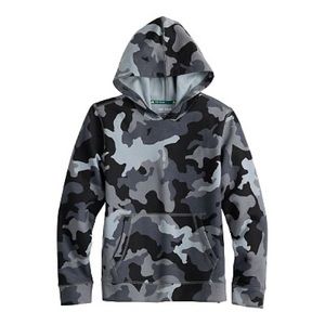 Tek Gear Ultrasoft Fleece Printed Hoodie Size Youth Large